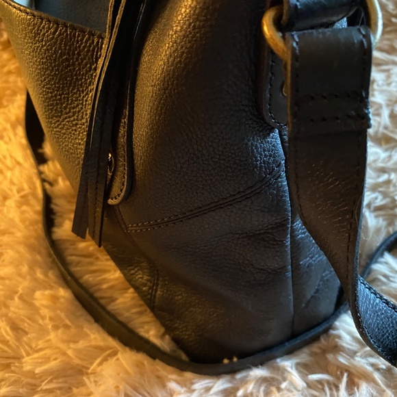 FRYE Black Leather satchel - Picture 5 of 11